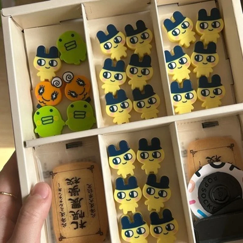 

Закладка-тамагочи Mameiji: милая мини-закладка для книг, органайзер для рабочего стола, канцелярские принадлежности для студентов и офиса