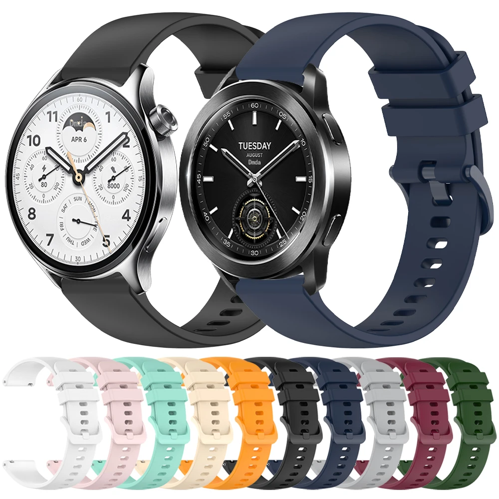 Correa de reloj inteligente de 22mm para Xiaomi Watch s1/s1, Correa activa de repuesto para Xiaomi Mi Watch, bandas de reloj de Color para Mi Watch Color2