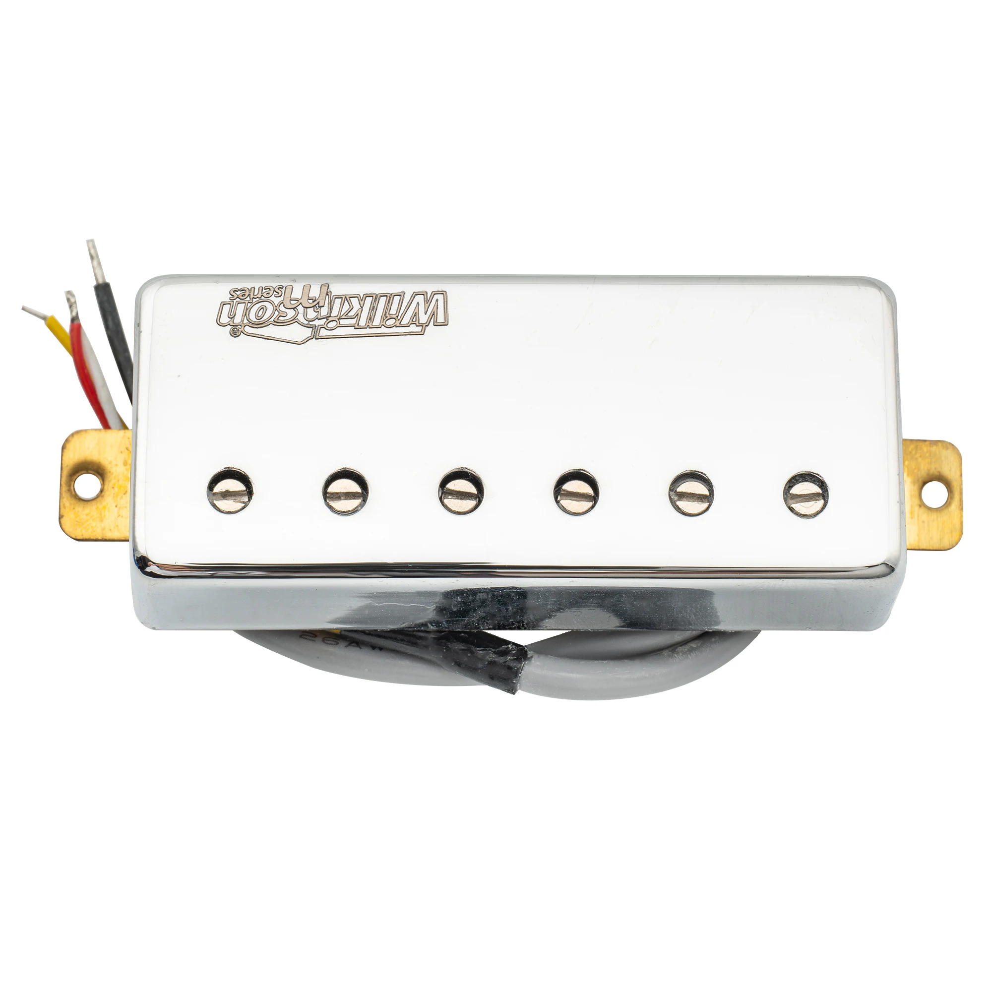 

Wilkinson M Series Ceramic Mini Humbucker Electric Guitar Neck Bridge Pickup for LP Fire-bird, Chrome