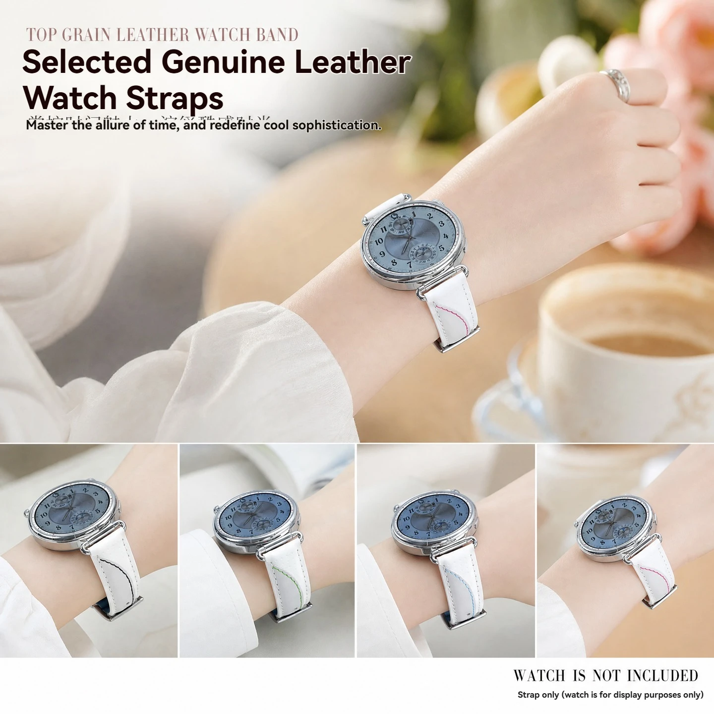 For Huawei GT7 Leather Watchband GT6 GT5 41mm Women Watch GT7 Smart Watch GT5 Pro New Product Watch5 42mm Watch Strap 18mm
