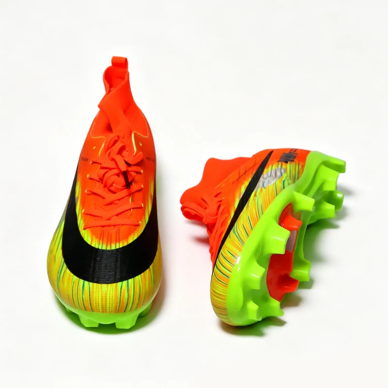 

2608Z High Quality Mens Soccer Shoes Turf Soccer Cleats for Boys Sneakers TF/FG Training Football Boots Chuteira Campo 35-45