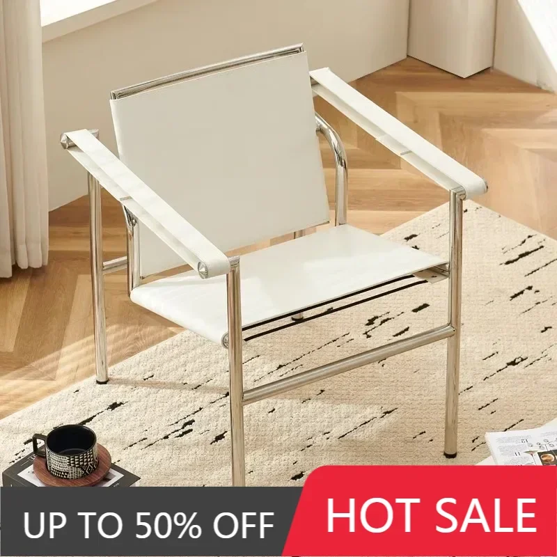 

Corbusier Italian Style Single Sofa Chair Designer Vintage Single Chair Leisure Chair Silla Furniture for The Living Room