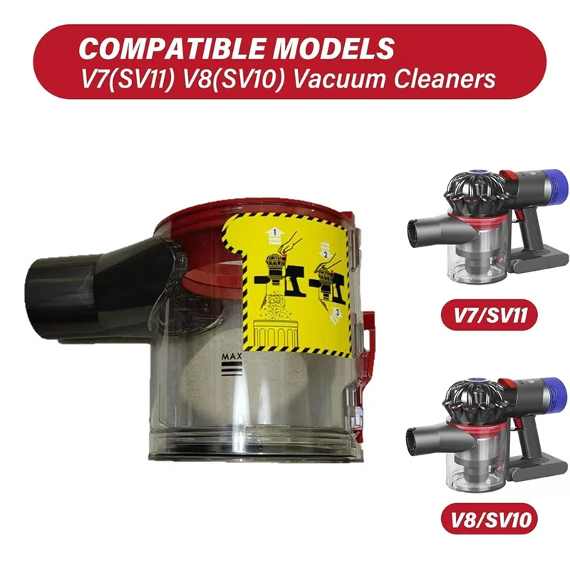 Замена пылесоса для пылесоса Dyson V7 V8 SV10 SV11, запасные части для пылесоса, канистра, аксессуары для пылесборника