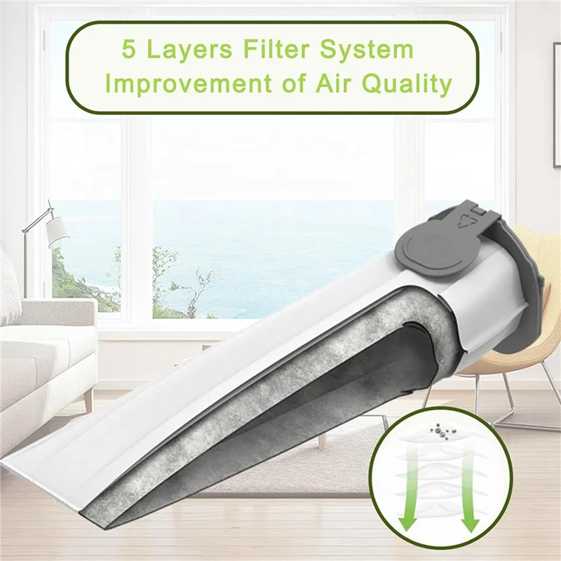 【تسوق الآن】أكياس مكنسة كهربائية لـ Vorwerk Kobold VK7 FP7، أكياس فلتر للمكنسة الكهربائية اللاسلكية Kobold VK7، عبوة من 20 قطعة