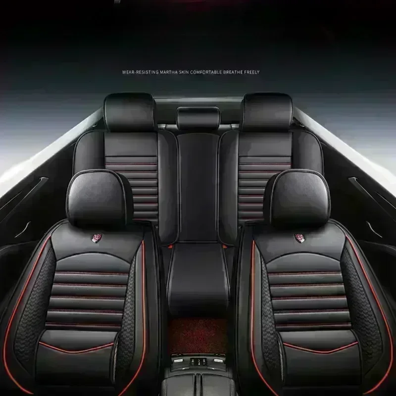 ForToyotaTundraCarseatcovers Coprisedili ca di fascia alta morbidi e confortevoli, coprisedili integrali in pelle PU, impermeabili