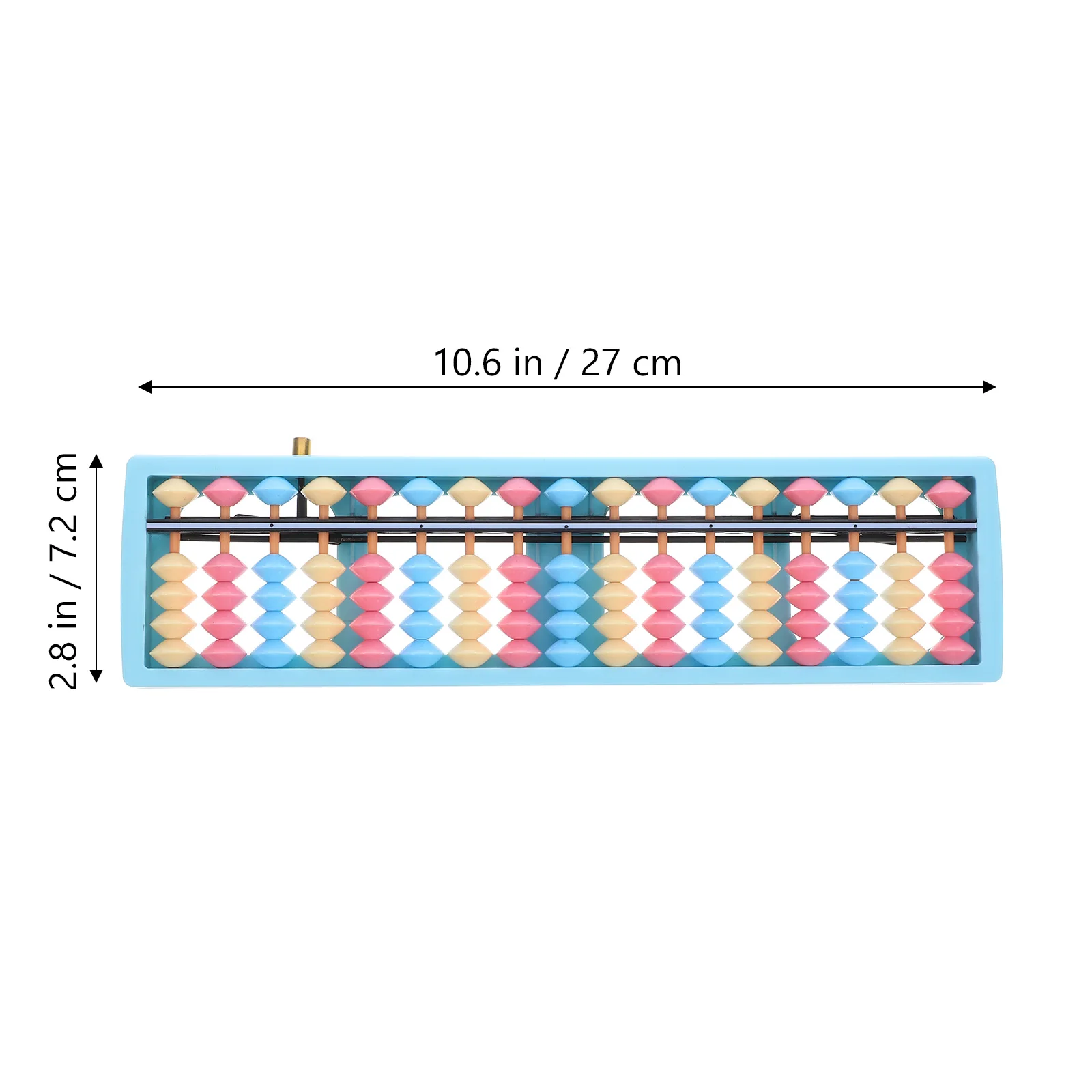Рисунок 2 - 17 колоннок, небесно-голубые пластиковые