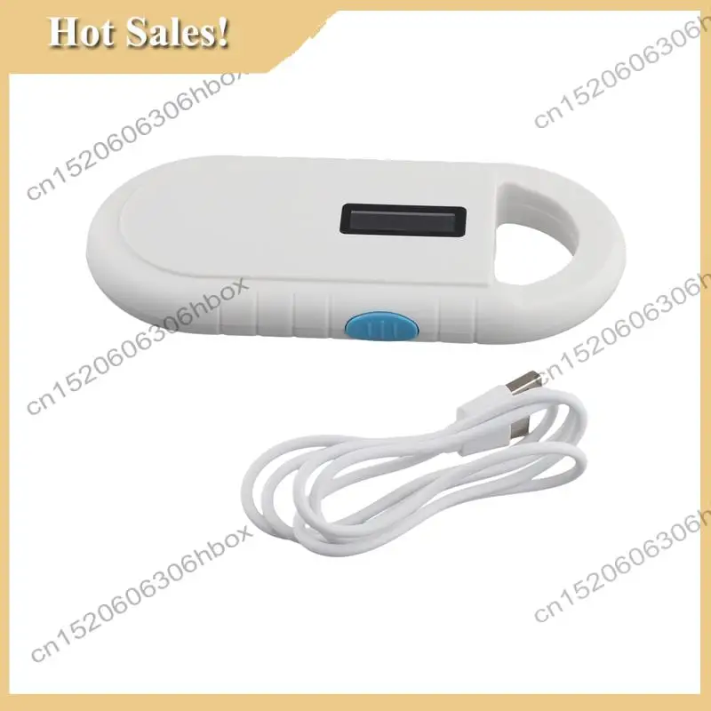 -HOPE RFID-lezer Microchipscanner voor huisdieren Handheld Animal Chip Reader Draagbare RFID-lezer Ondersteunt voor ISO 11784/11785, FDX-B
