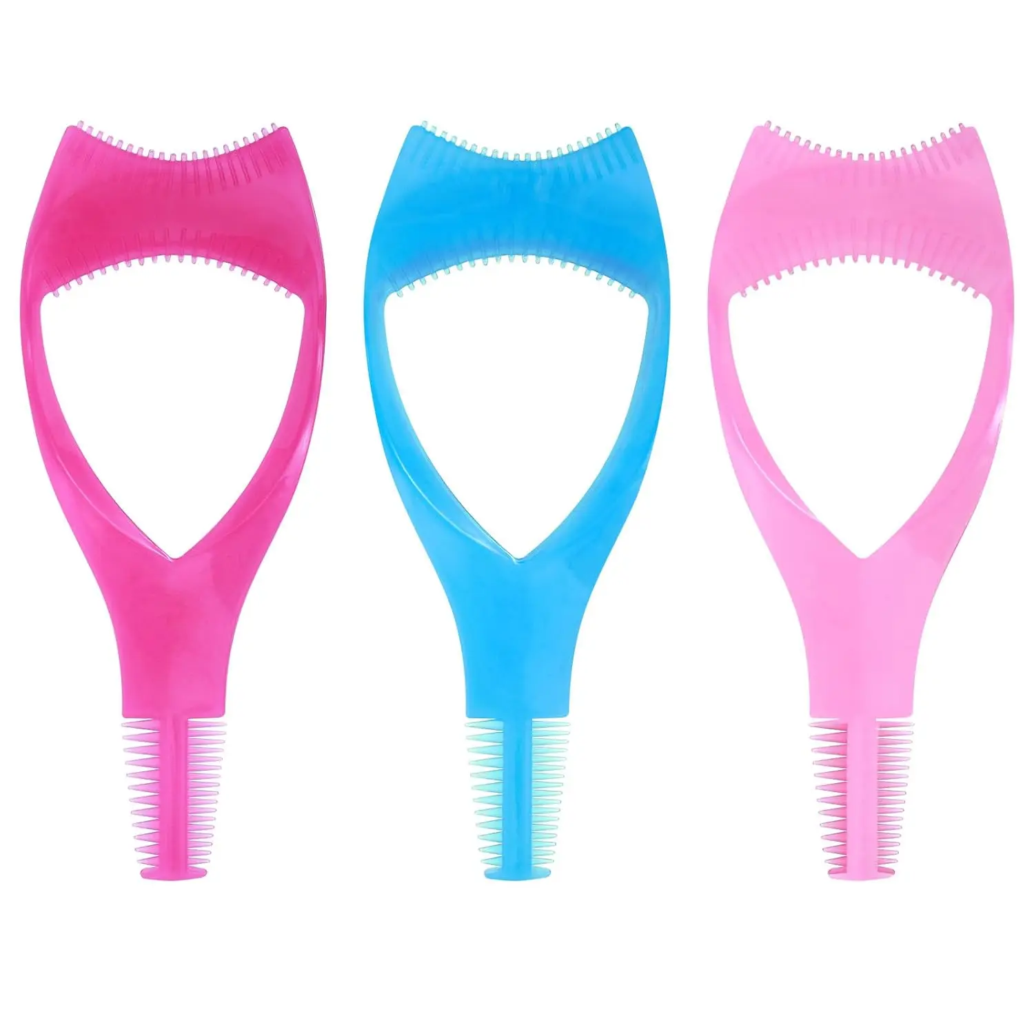 قالب أداة توزيع الماسكارا 3 في 1 مع واقي وحافظة لتجعيد الرموش، وحامل كحل، ومساعد للرموش، وأداة رسم الحواجب #6