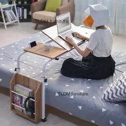 Multifunctional Retractable Computer Desks Adjustable Bed Mobile Lift Tables Lazy Cross-bed Laptop Table Simple Home Care Desk C