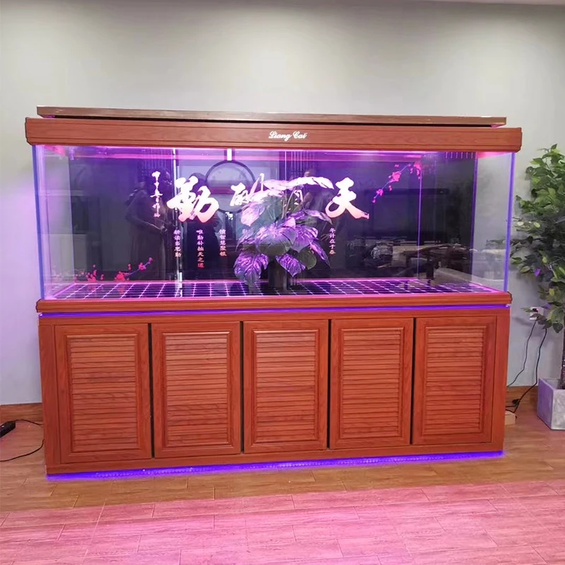

Class Customizable Modern Aquarium Fish Tank Ultra White Glass Home Decoration Aquarium Fish Tank