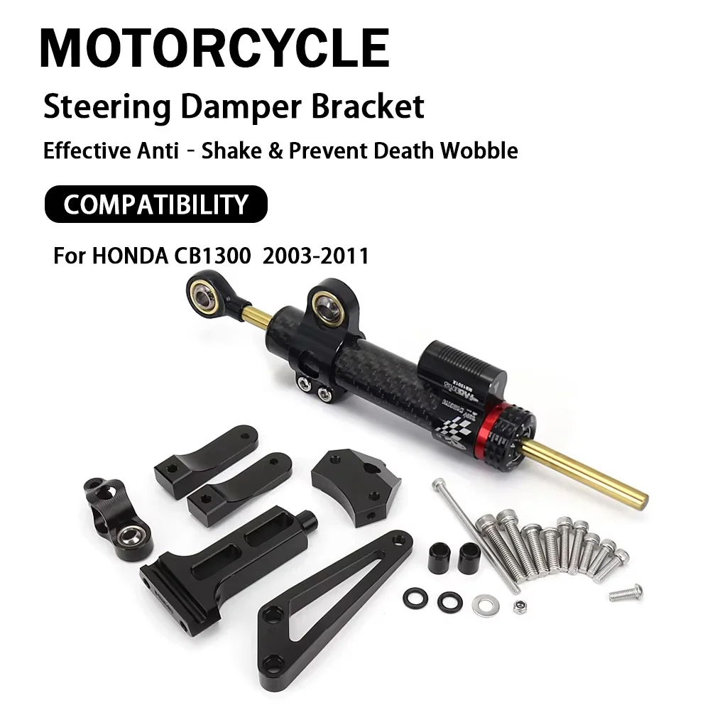 steering-damper-bracket-for-honda-cb1300-cb1300-2003-2011-cnc-aluminum-bracket-titanium-damper-holder-motorcycle-accessories