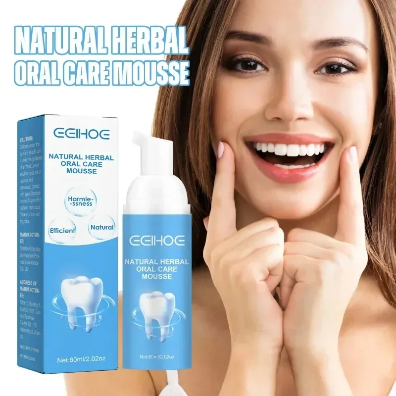 

Natural Herbal Essence Tooth Mousse Deep Cleaning Tartar Removal Toothpaste Fresh Breath Tooth Whitening Care Foam Toothpaste