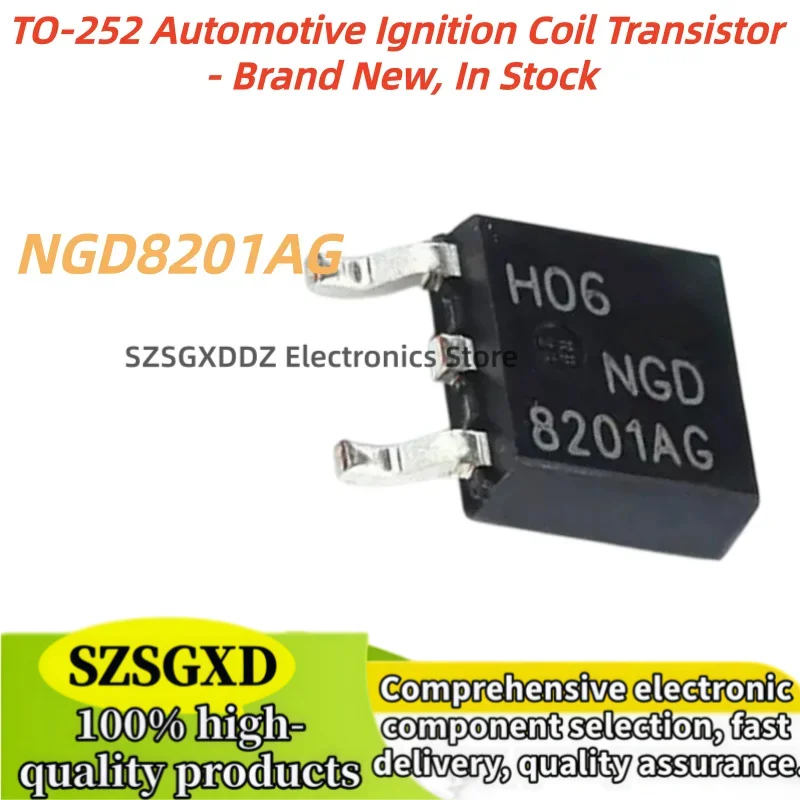 10-30-50unidades/lote 100% Nuevo Quality 8201AG NGD8201AG TO-252 Automotive ignition coil transistor New In Stock