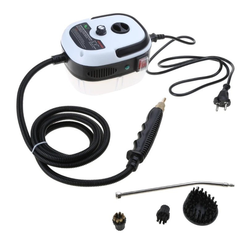 Nettoyeur vapeur 2500W, nettoyeur à vapeur portatif, 6 vitesses, haute pression, température, Machine nettoyage à vapeur avec