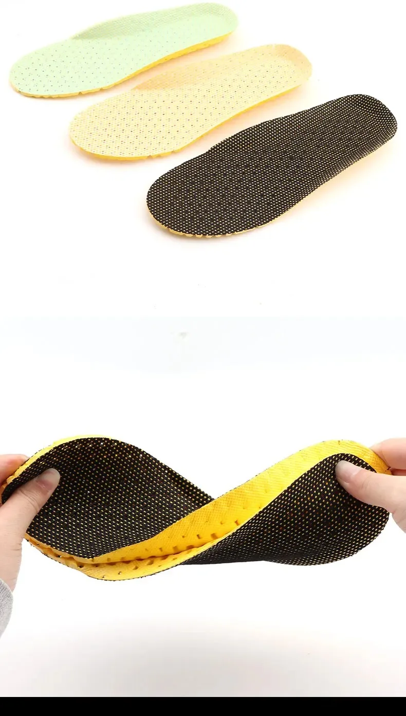1 Paar weiche Schuheinlagen Waben atmungsaktive Sohle Memory Foam Einlegesohlen für Turnschuhe elastische Schuhe Pad Kissen Fuß Einsatz – Detail 7
