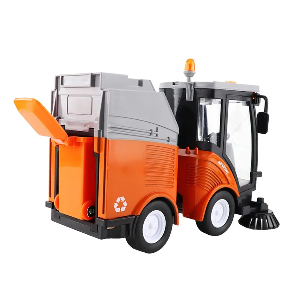 Road Sweeper Simulation Car Model Sanitation Garbage Playing Car