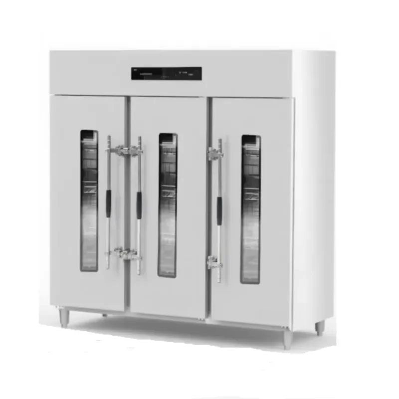 New 3 Door High Temperature Hot Air Circulation Sterilizer Using 304 Stainless Steel With Automatic Function