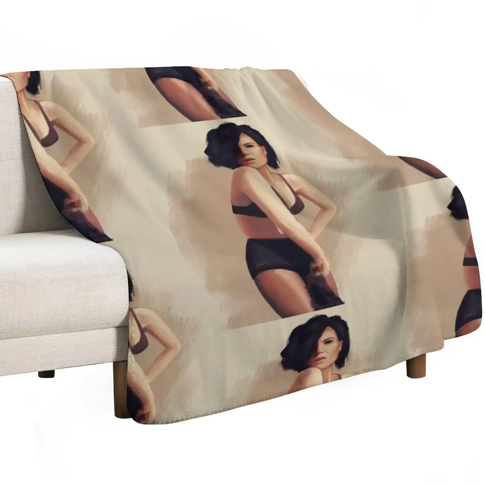 Lana Parrilla Throw Blanket Thin Comforter cosplay anime Plaid decorative Thins Blankets