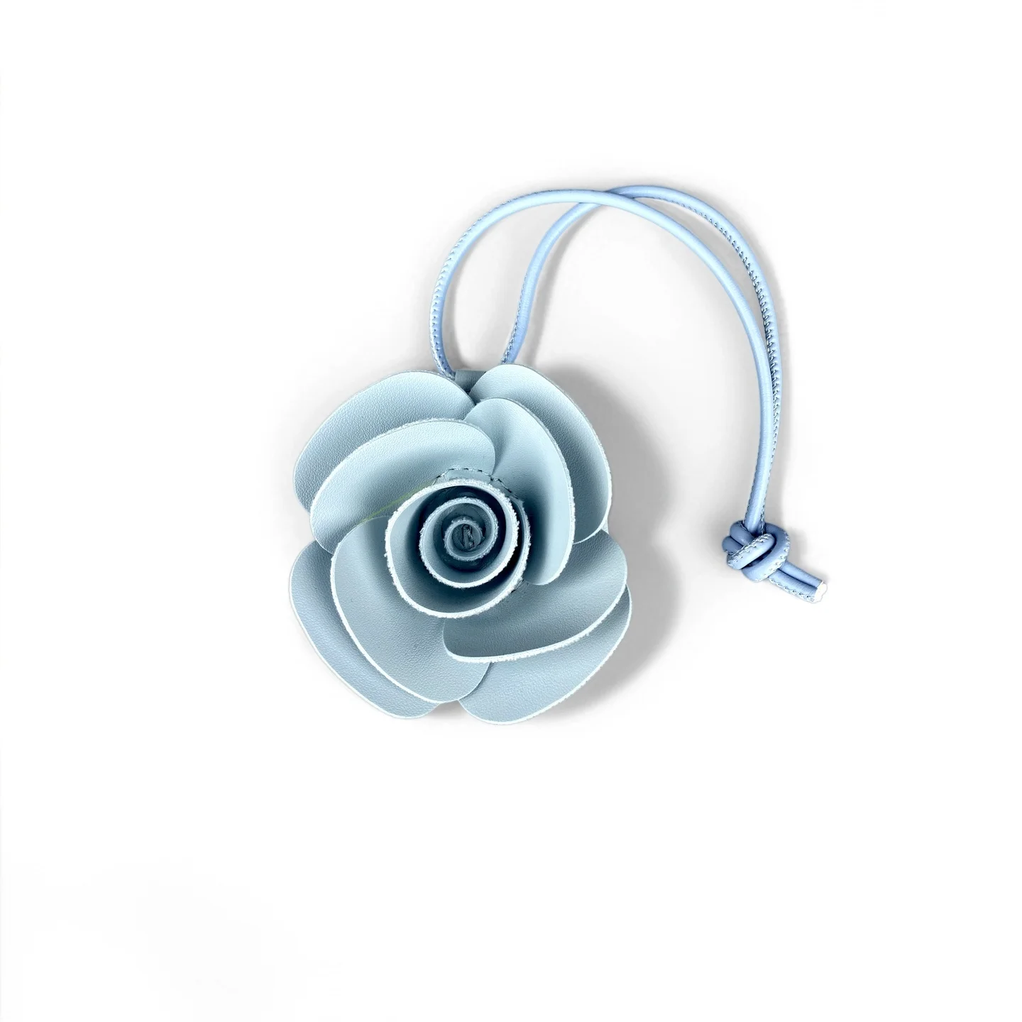 5 Farben Handgefertigter PU-Leder Kamelien-Blumen-Schlüsselanhänger/Taschenanhänger – Sommer-Strand-Feeling/Geschenk – Auto-/Taschen-Accessoire/Deko-Schlüsselanhänger für Sie – Detail 12