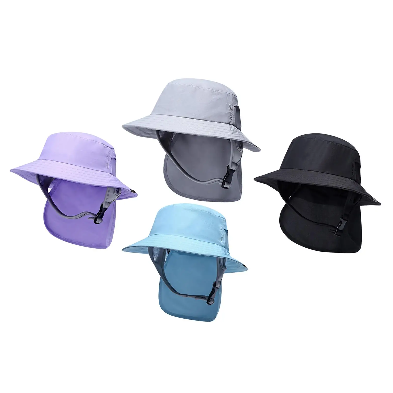 Шляпа-ведро для серфинга с ремнями на подбородке, чехол с клапаном для серфинга для женщин и мужчин Шляпа-ведро для серфинга с ремнями на подбородке, чехол с клапаном для серфинга для женщин и мужчин