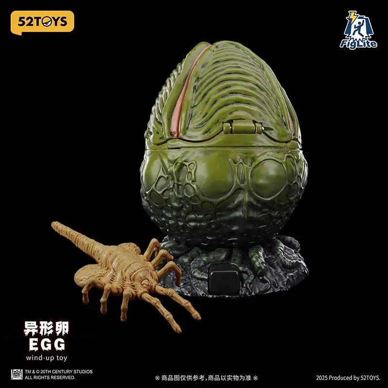 

Original 52toys Beast Box Lightning Dance Series Alien Face Hugging Egg Clockwork Toy Movable Handheld Model In Stock