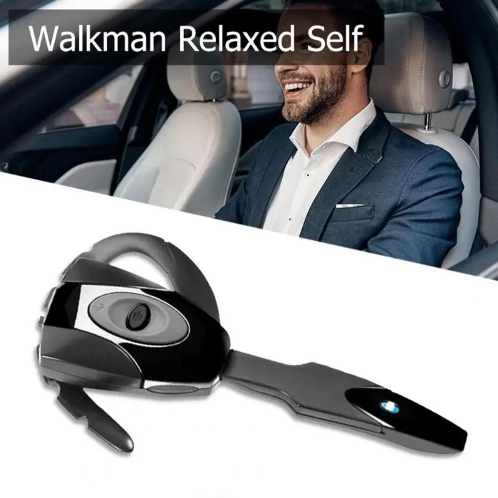 Microphone Handsfree Rechargeable Wireless Bluetooth Headset Wireless Headphones Business Bluetooth Headset Bluetooth Earphones