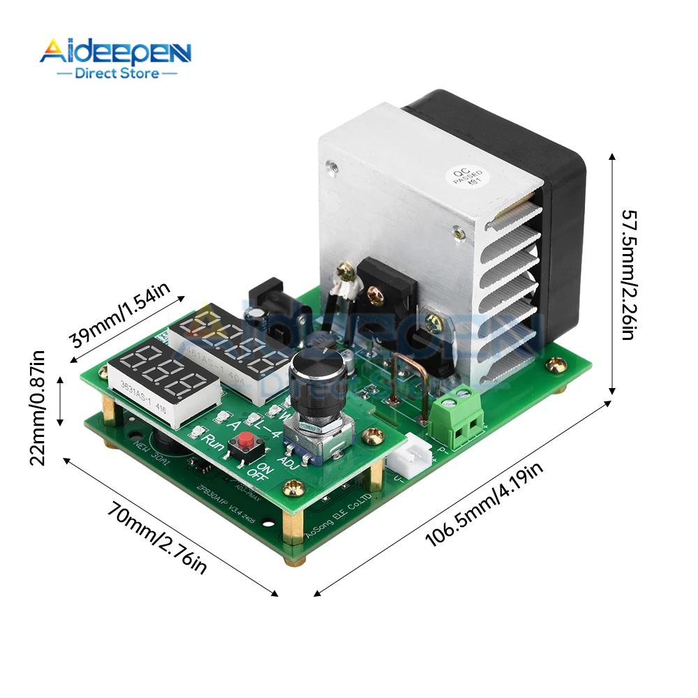 110W 60W 9.99A 30V Battery Capacity Tester DC Electronic Load Lithium Discharge Monitor Power Supply Discharge Capacity Checker