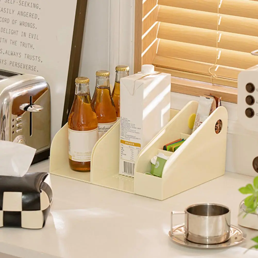 Convenient Office Document File Storage Box Desktop Organizer Plastic Sundries Container Lightweight Office Supplies