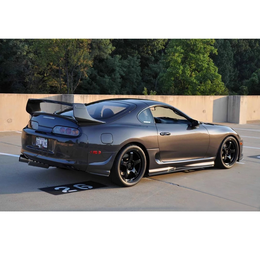 For Toyota Supra MK4 TRD Style Spoiler JZA80 Rear Wing Trunk Spoiler Carbon Fiber Blade 1993-2002