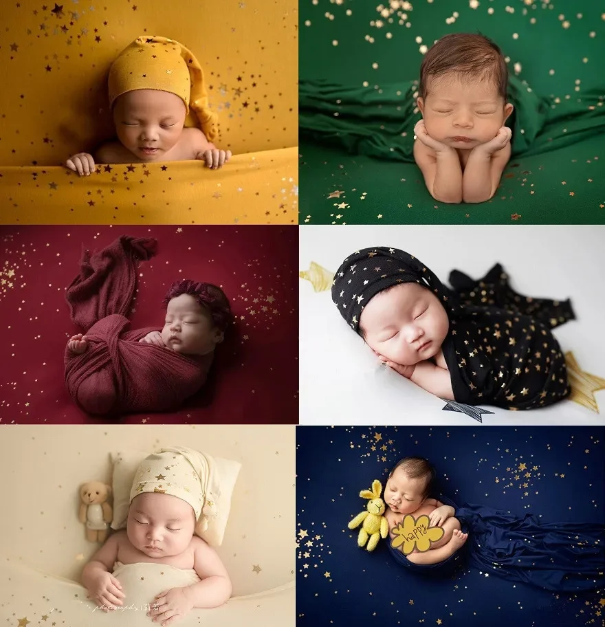 Реквизит для фотосъемки Новорожденных Повязки одеяло шапка с рождественскими меховыми шариками аксессуары для студийной фотосъемки малышей