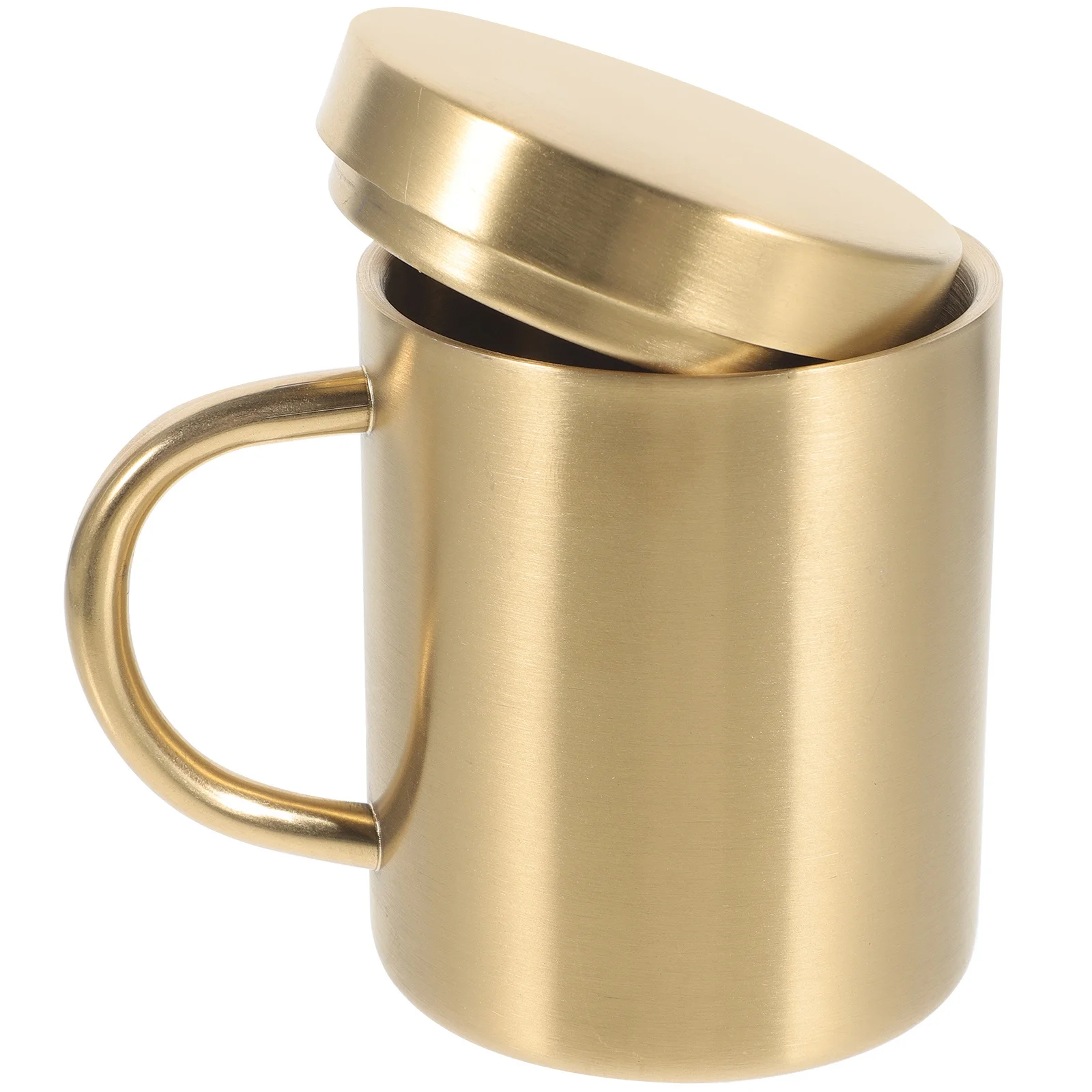

Stainless Steel Children Water Cup Thick Metal Mug Portable for Camping Home Coffee Shop Restaurant Use Stainless Steel Cup