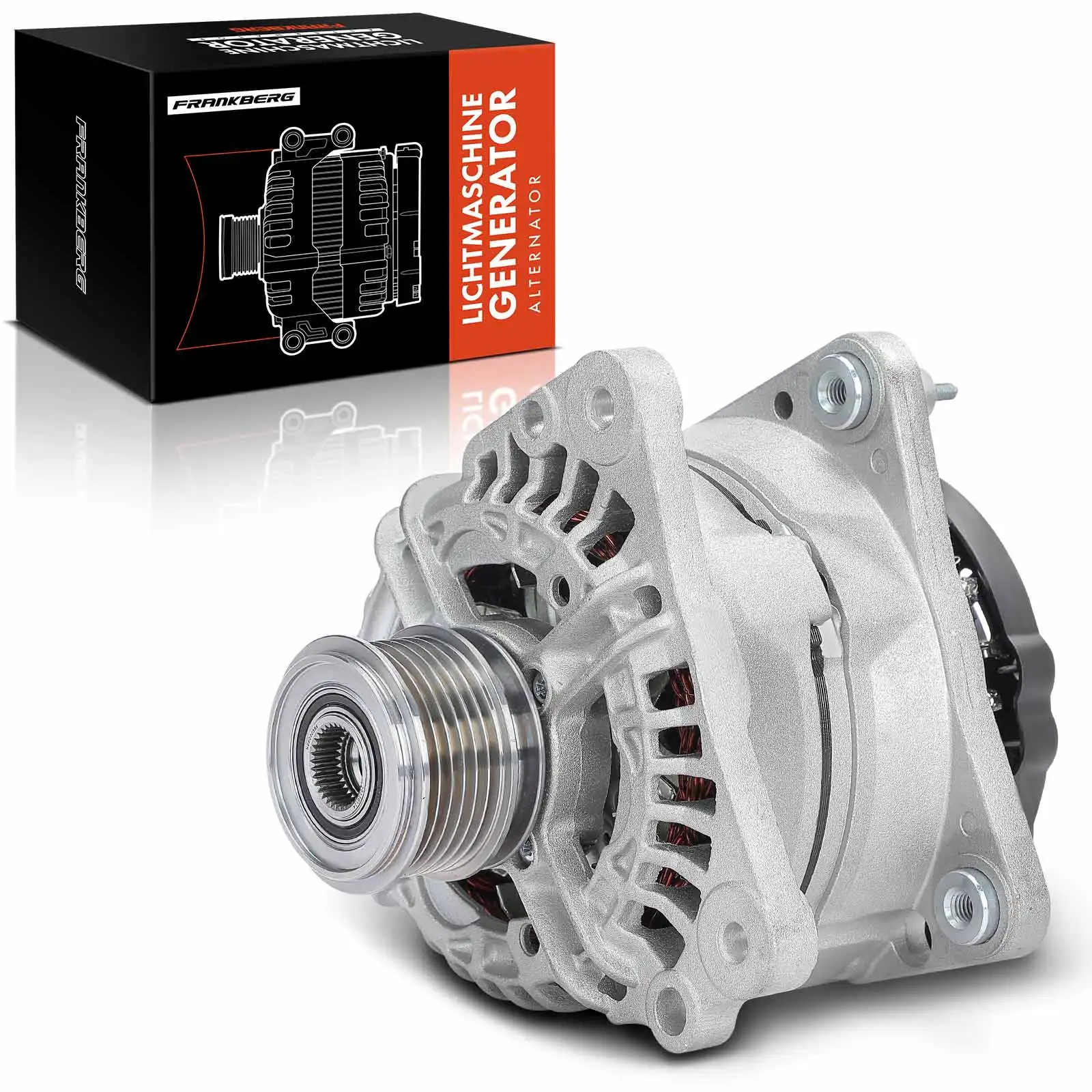 Frankberg 1x Lichtmaschine Generator für VW Golf 4 1J Polo Transporter T5 Audi A3 Seat 13851N 045903023E 112079 038903023L