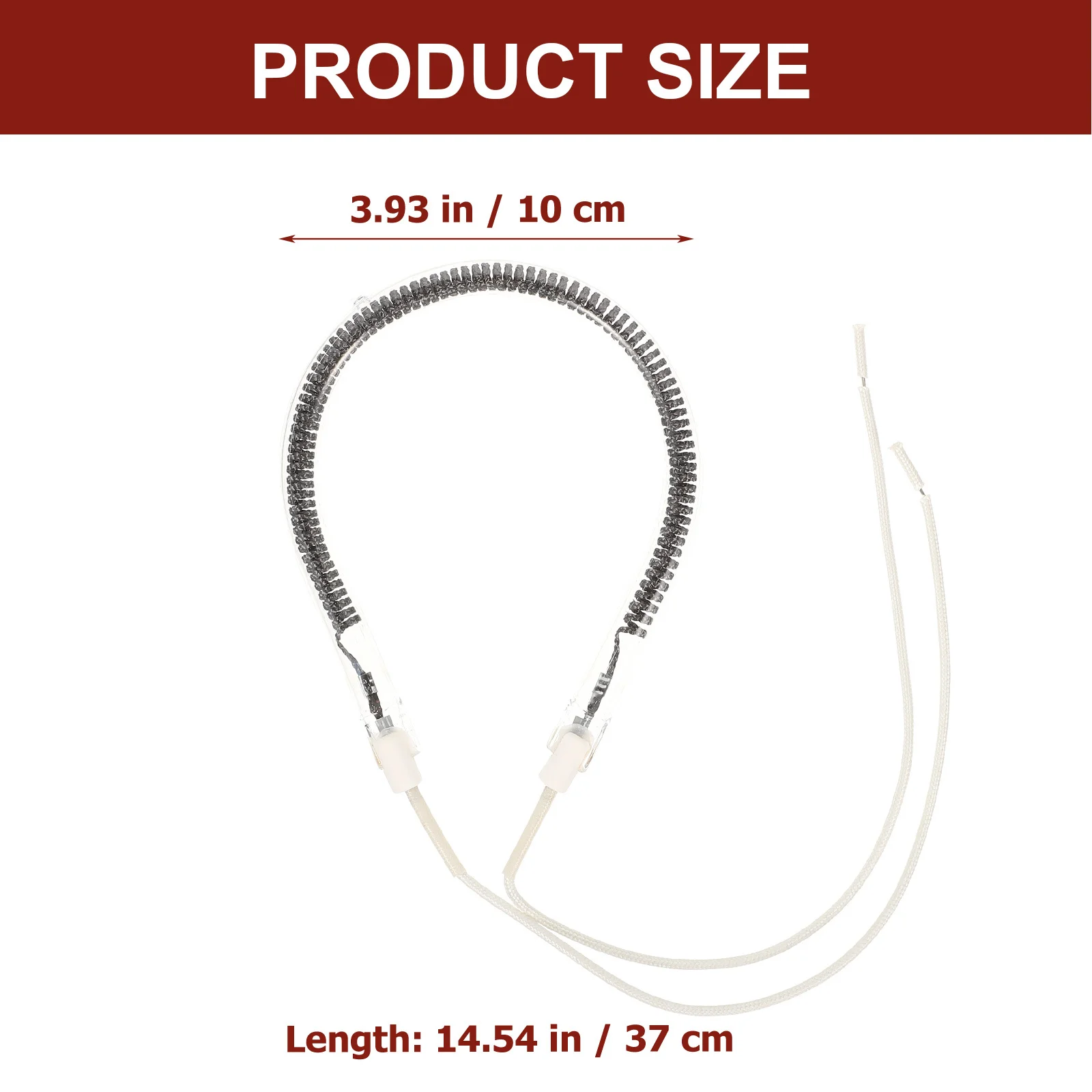 Replacement Halogen Carbon Heating Tube Turbo Oven Bulb 900W Heating Lamp Heater Element Electric Radiator Heater Lamp