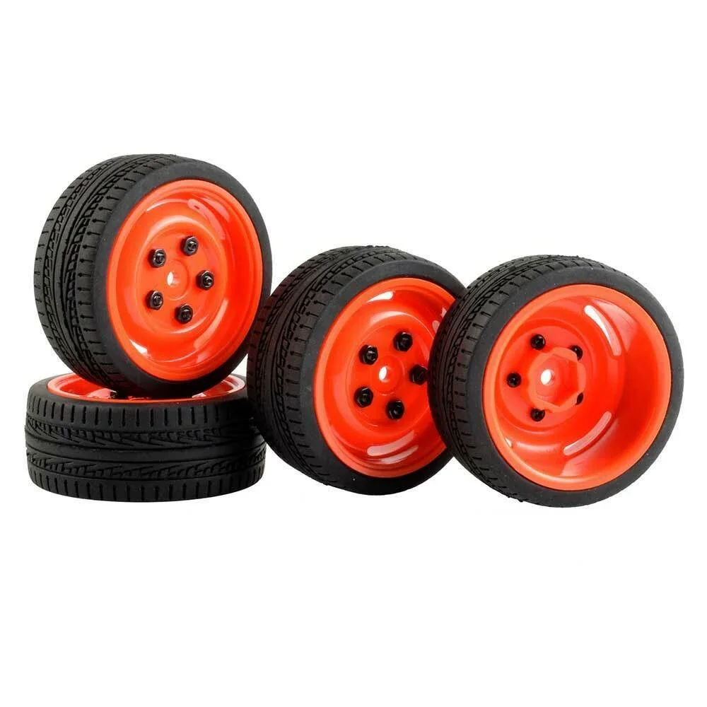 RC Rim51-6093 Grip Tires & Wheel 4PCS For HSP Racing 1/10 1:10 On-Road Car