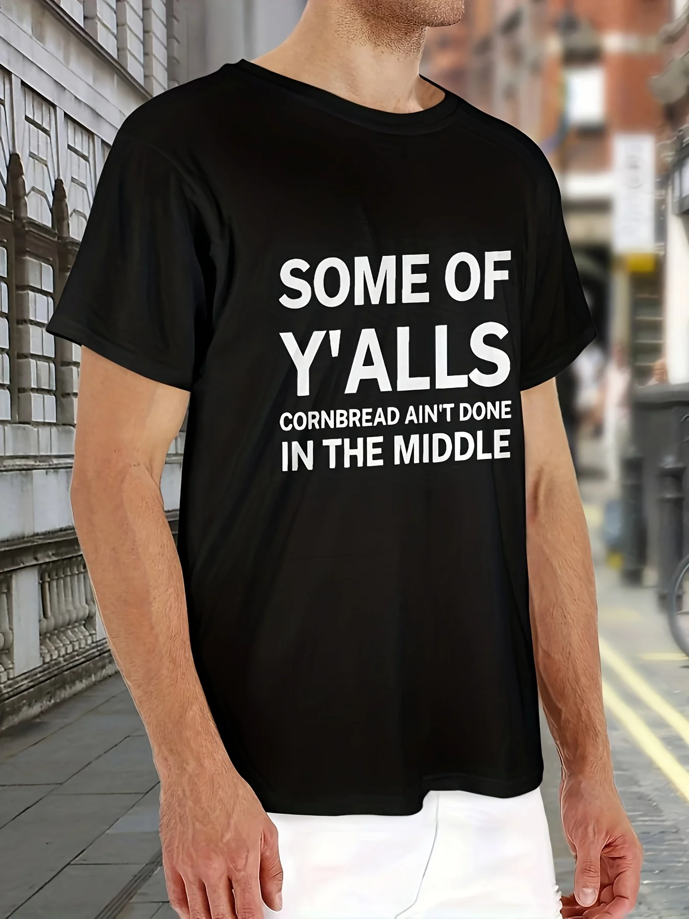 Some Of Y'alls Cornbread Ain't Done In The Middle Funny Say T-Shirt