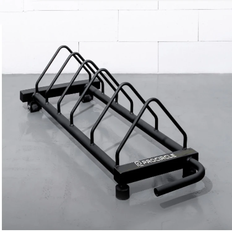 Customized New Products Fitness Equipment Weight Training Board Bracket Barbell Trolley with Transport Wheels