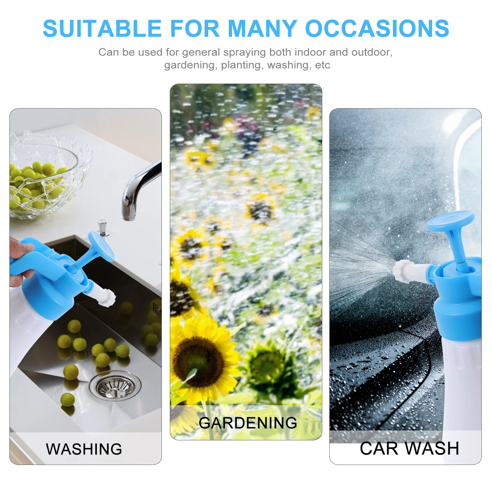 

1Pcs Foam Sprayer Heavy Duty Manual Foaming Spray Bottle for Car Wash Garden Watering Can Household Cleaning Tools