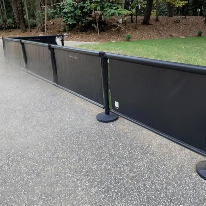 

1.0 meters outdoor steel telescopic queue isolation belt guardrail