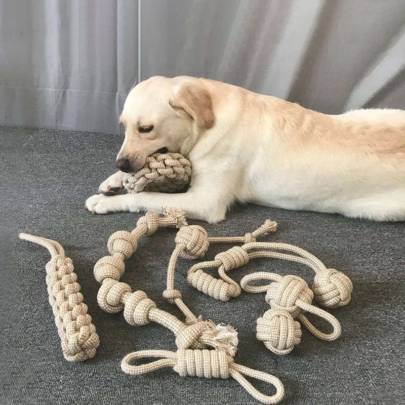 1pc Katze Hund Knoten Spielzeug Reinigung Zähne Zähne knirschen Interesse interaktive verschleiß feste Knoten Spielzeug spielen Unterhaltung Haustier zubehör