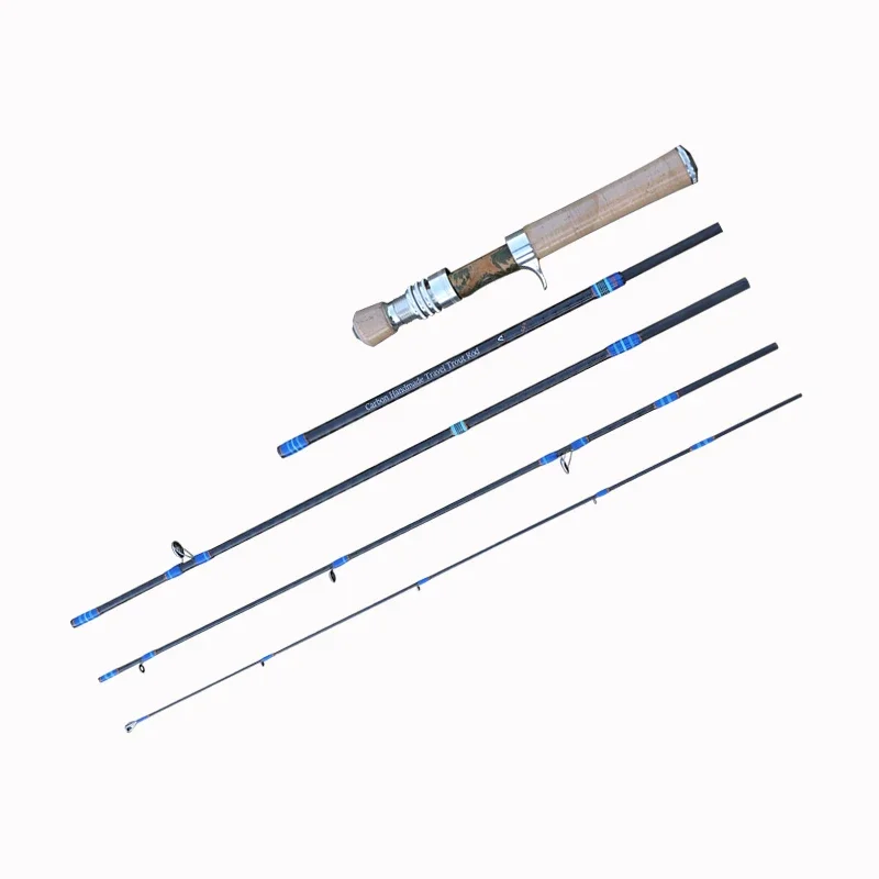 

AIOUSHI Multi-purpose carbon trout rod 1.67m variable 1.43m, easy to carry, high quality handmade 3A cork