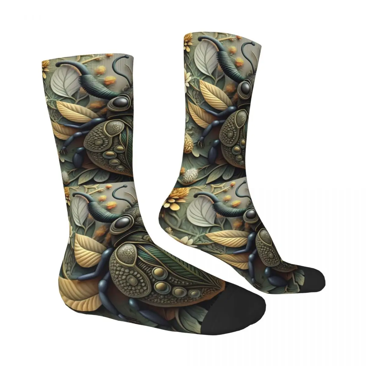 Beetle Sock Printed Man Polyester
