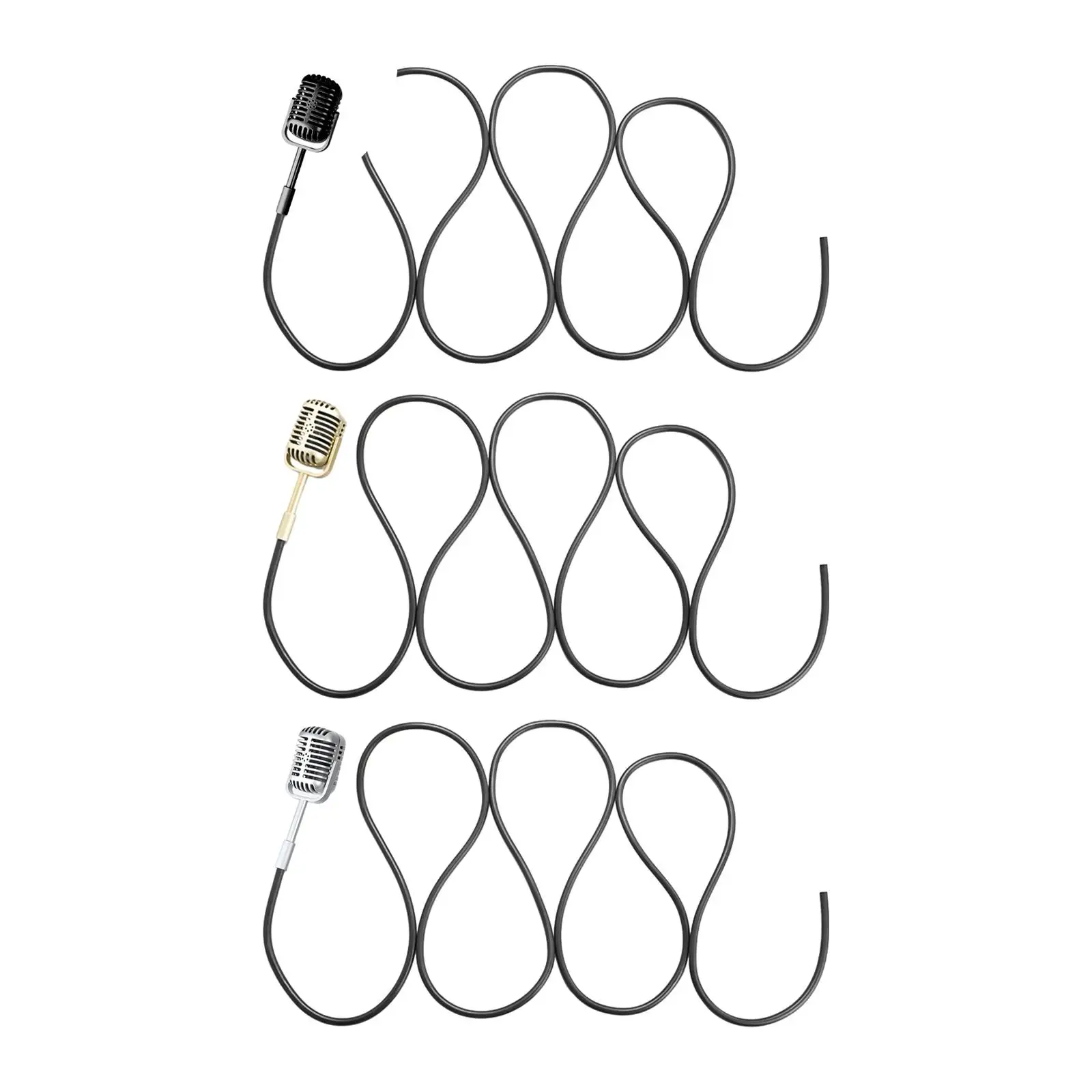 

Подвесной микрофон в стиле ретро, реквизит для демонстрации активности, запись, Декор, ролевая игра, игрушка