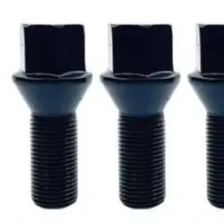 Wheel Screws For BMW 36136890324 36136774896 Black Carbon Steel M14x1.5 28mm Wheel Extension Bolt Repair Spare Parts