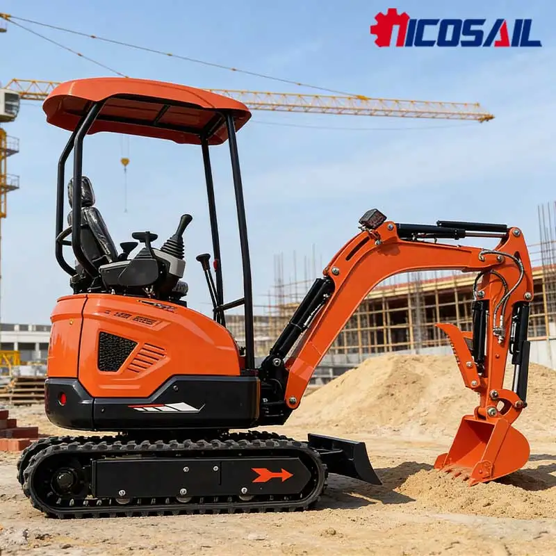 

1.8Ton Joystick Control Mini Excavator Wide Application Mini Digger For Park Farm And Landscaping