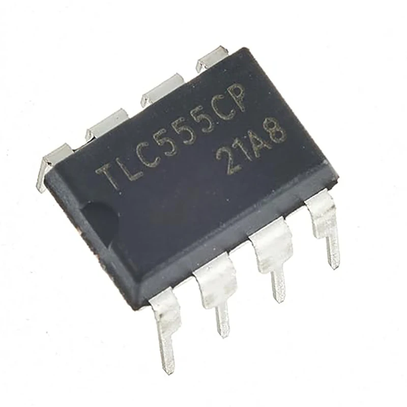 10 قطعة Tlc555Cp Tlc555 Tlc 555 Ti Lin Cmos الموقتات Ic رقاقة ، Dip-8