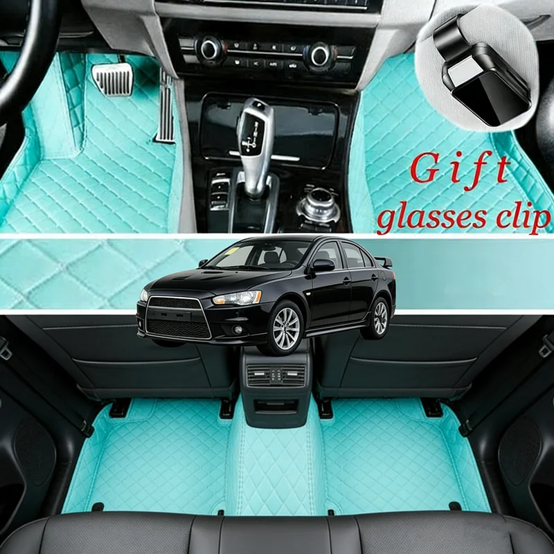 

Custom For Mitsubishi Lancer 9 /Lancer EX 2007-2016 Luxury Car Floor Mats Car Accessories Carpets Covers Left /Right Hand Drive