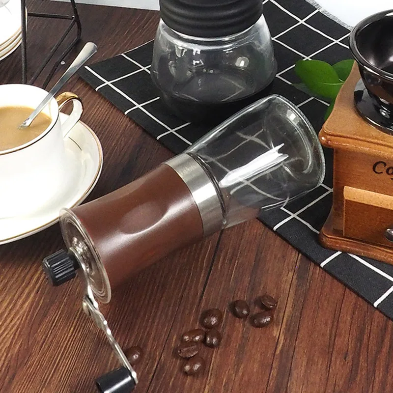 

Hand Cranked Coffee Grinder Household Hand Brewed Coffee Grinder Manual Grinde Hand Cranked Coffee Grinder Is Convenient