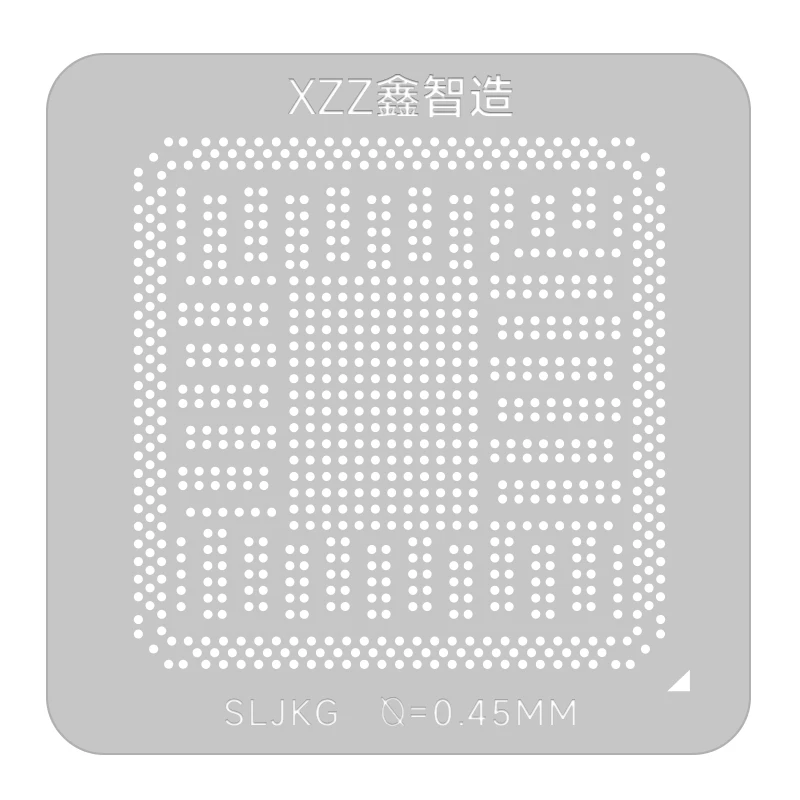XZZ BGA stencil for SLJKG BD82X79 BD82C602 BD82C602J BD82C604 BD82C606 Direct heating reballing stencil Tin planting platform