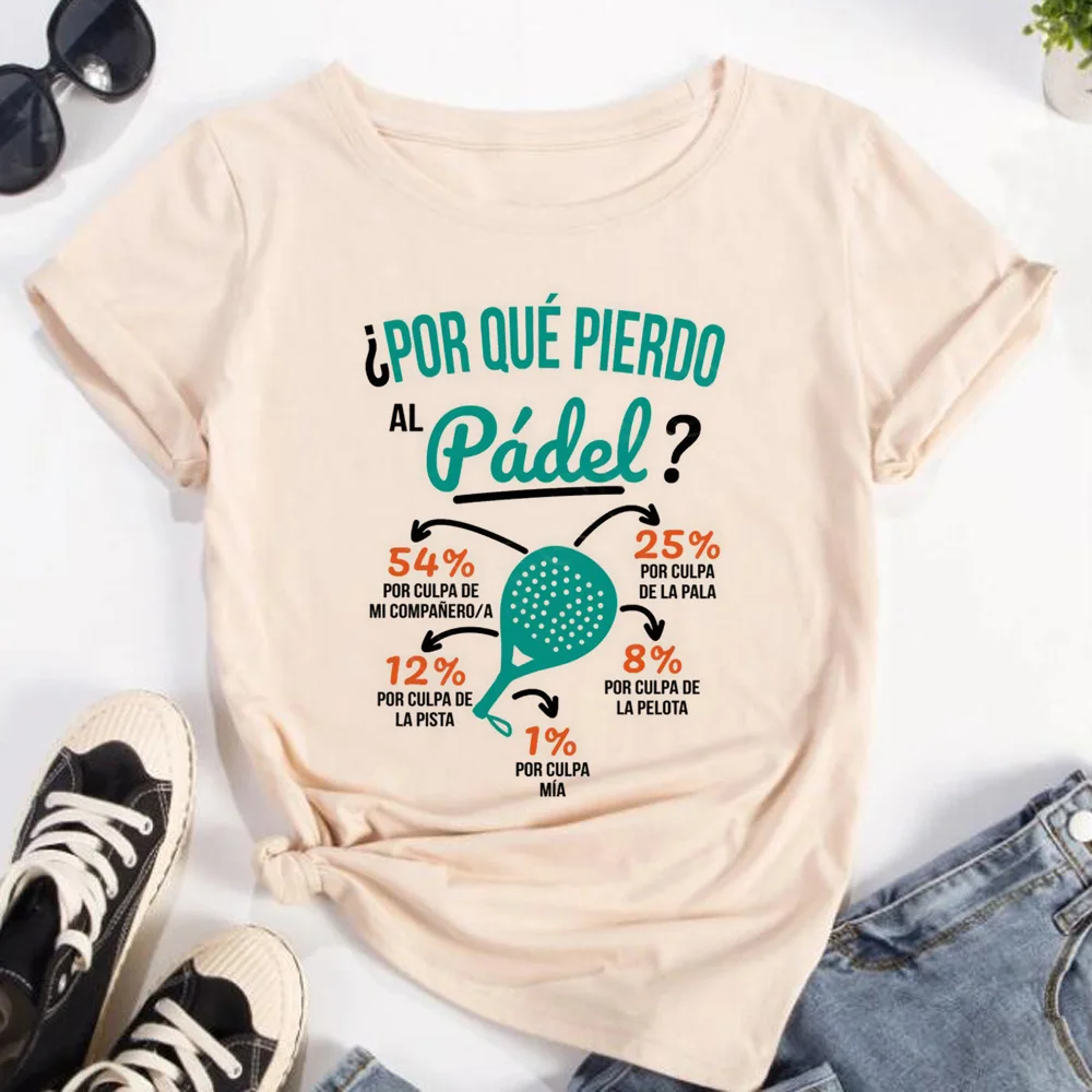 Padel t-shirts women designer Tee female funny anime clothes