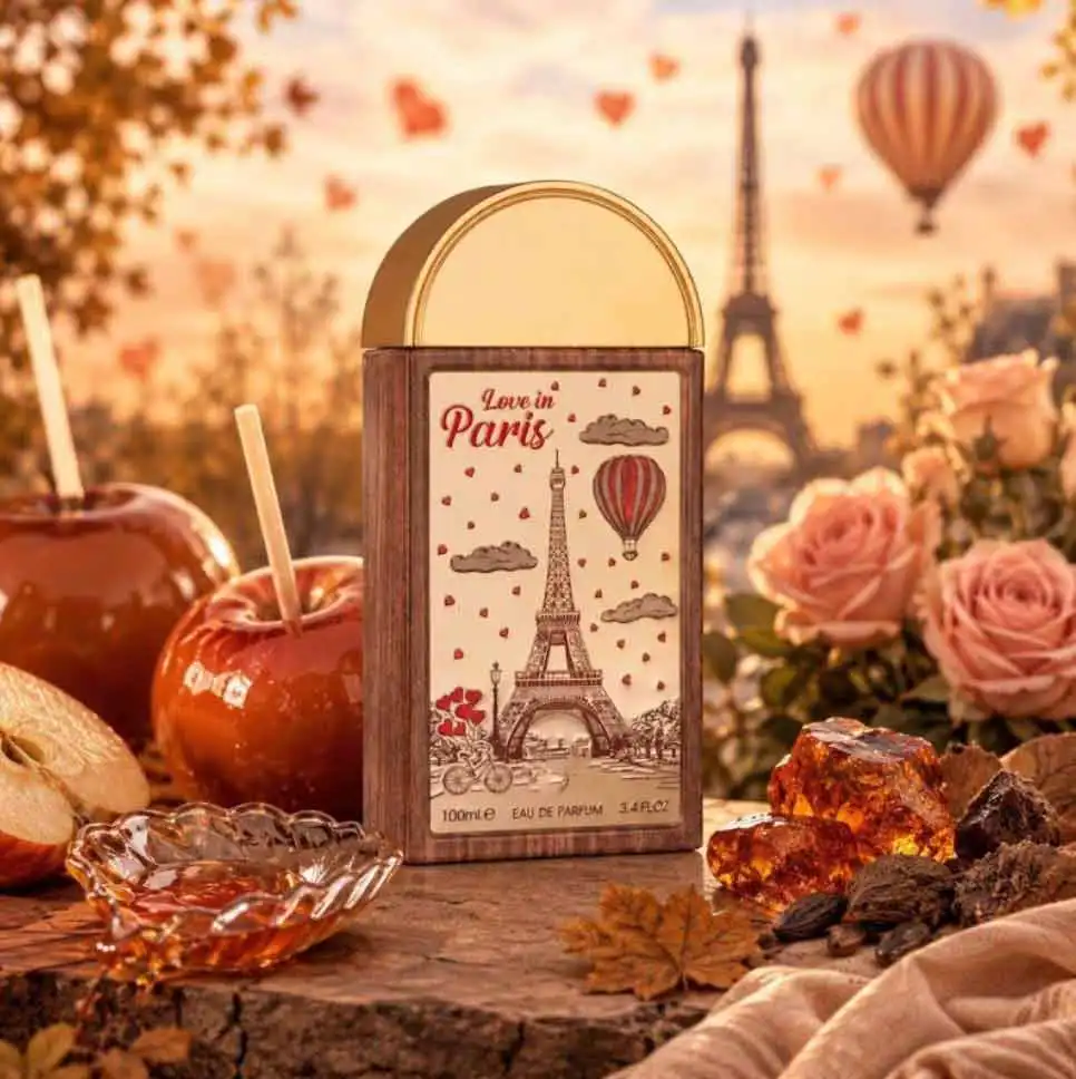 Pride Love In Paris Eau De Parfum 100ML | Sweet Amber Gourmand Unisex Perfume with Caramelized Apple, Maple Syrup, Tonka Bean & Patchouli